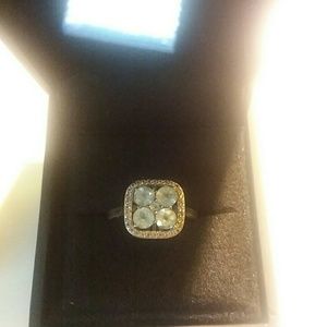 Topaz sterling silver sz 6 ring